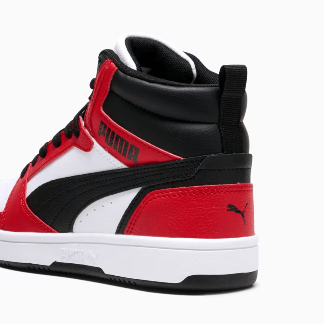 ZAPATILLAS URBANAS PUMA REBOUND V6 MID JUVENIL | 393831 03 PUMA 3,0 - CalzadosPaola