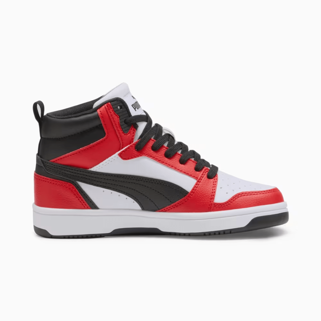ZAPATILLAS URBANAS PUMA REBOUND V6 MID JUVENIL | 393831 03 PUMA 3,0 - CalzadosPaola