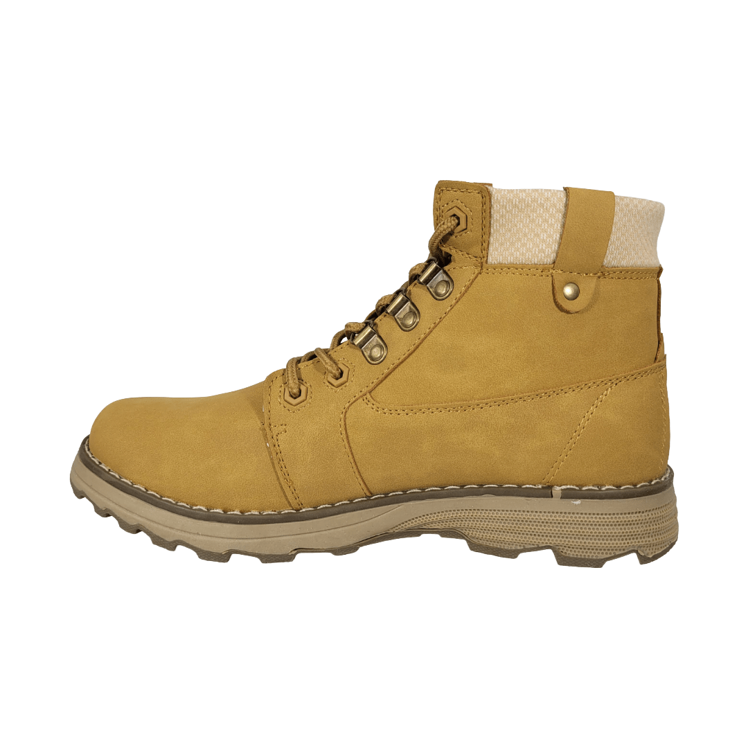 BOTINES HUALUANOTE BEIGE MUJER JL1639B HUALUNAOTE 35 CL / 22 CM - CalzadosPaola