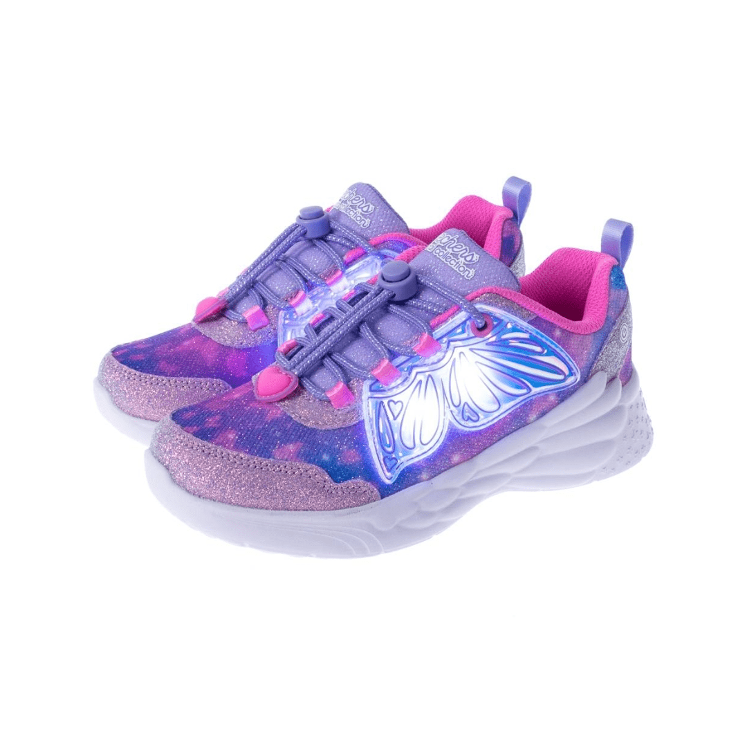 ZAPATILLAS URBANAS SKECHERS S - LIGHTS DREAM RACER INFANTIL | 303055L - LVPK SKECHERS 26 - CalzadosPaola