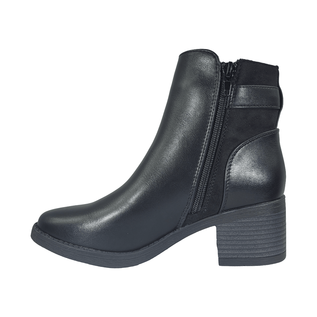 BOTINES NEW WALK NEGRO CASUAL MUJER | KWLA762512 - 90 NEW WALK 35 CL / 22 CM - CalzadosPaola