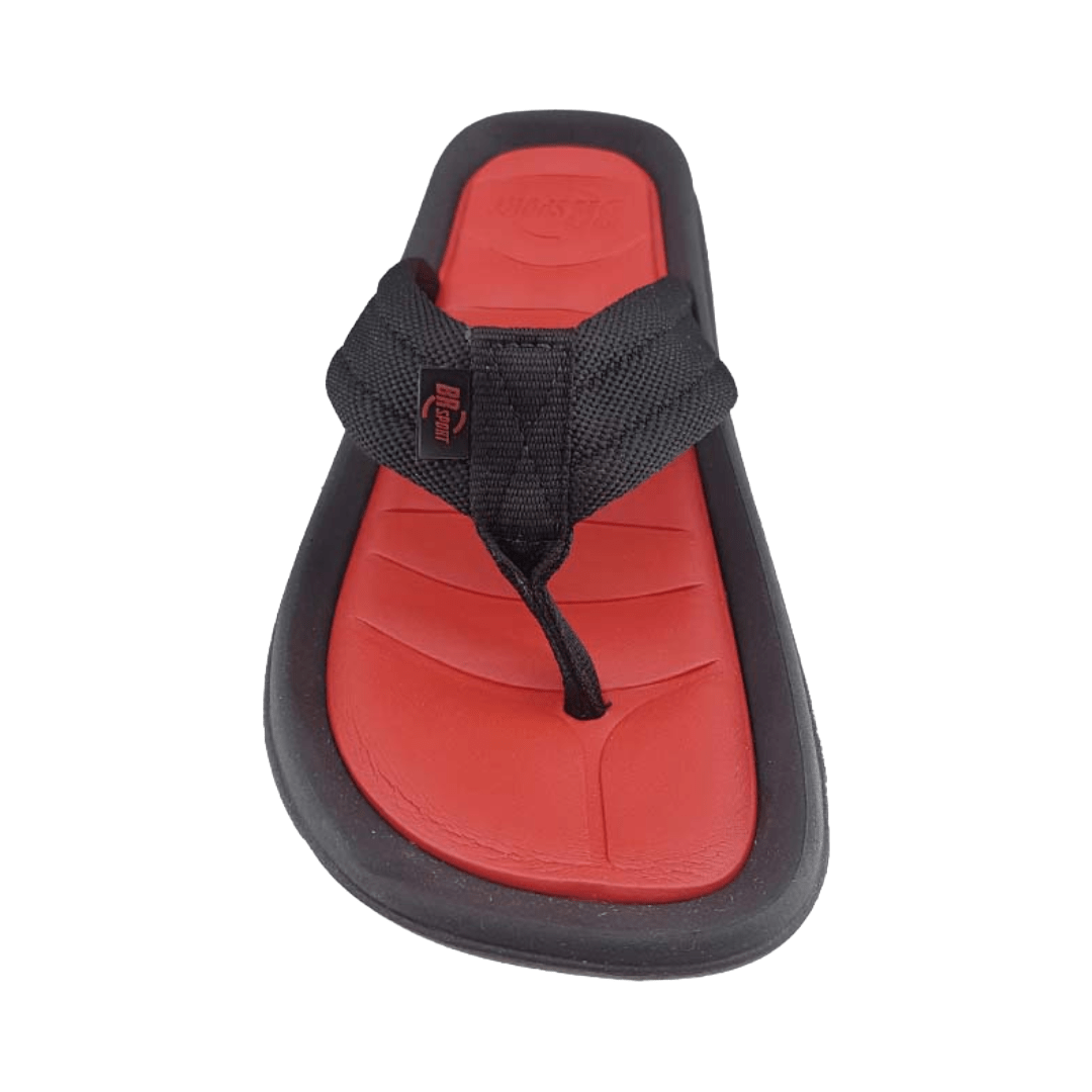 SANDALIAS ROJO/NEGRO BR SPORT 2253.205.375.53460 BR SPORT 44 - CalzadosPaola