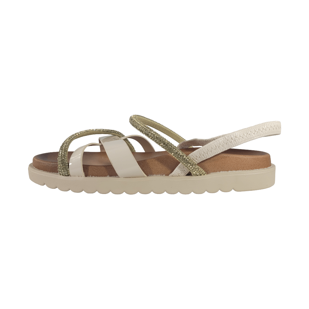 SANDALIAS HUALUNAOTE BEIGE MUJER | ZX1577 HUALUNAOTE 36 CL / 23.9 CM - CalzadosPaola