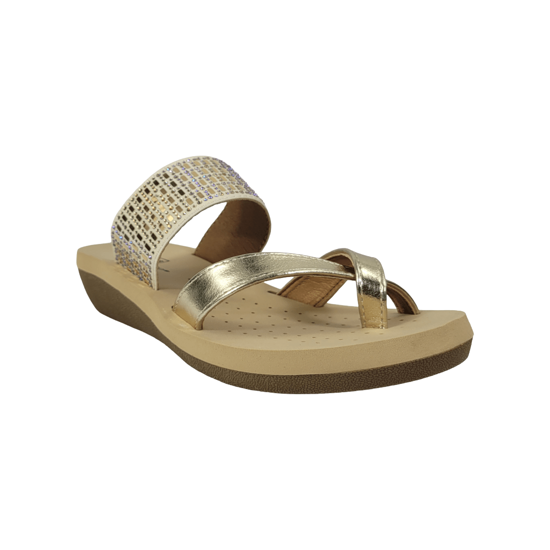 SANDALIAS BONNY FRANCO DORADO MUJER | 384 - 0971 BONNY FRANCO 35 CL / 23.3 CM - CalzadosPaola
