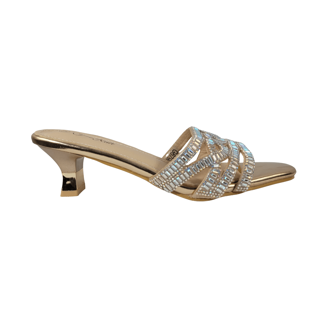 SANDALIAS DE FIESTA J - RUN CHAMPAGNE MUJER | G679F3 J - RUN 35 CL / 23.3 CM - CalzadosPaola