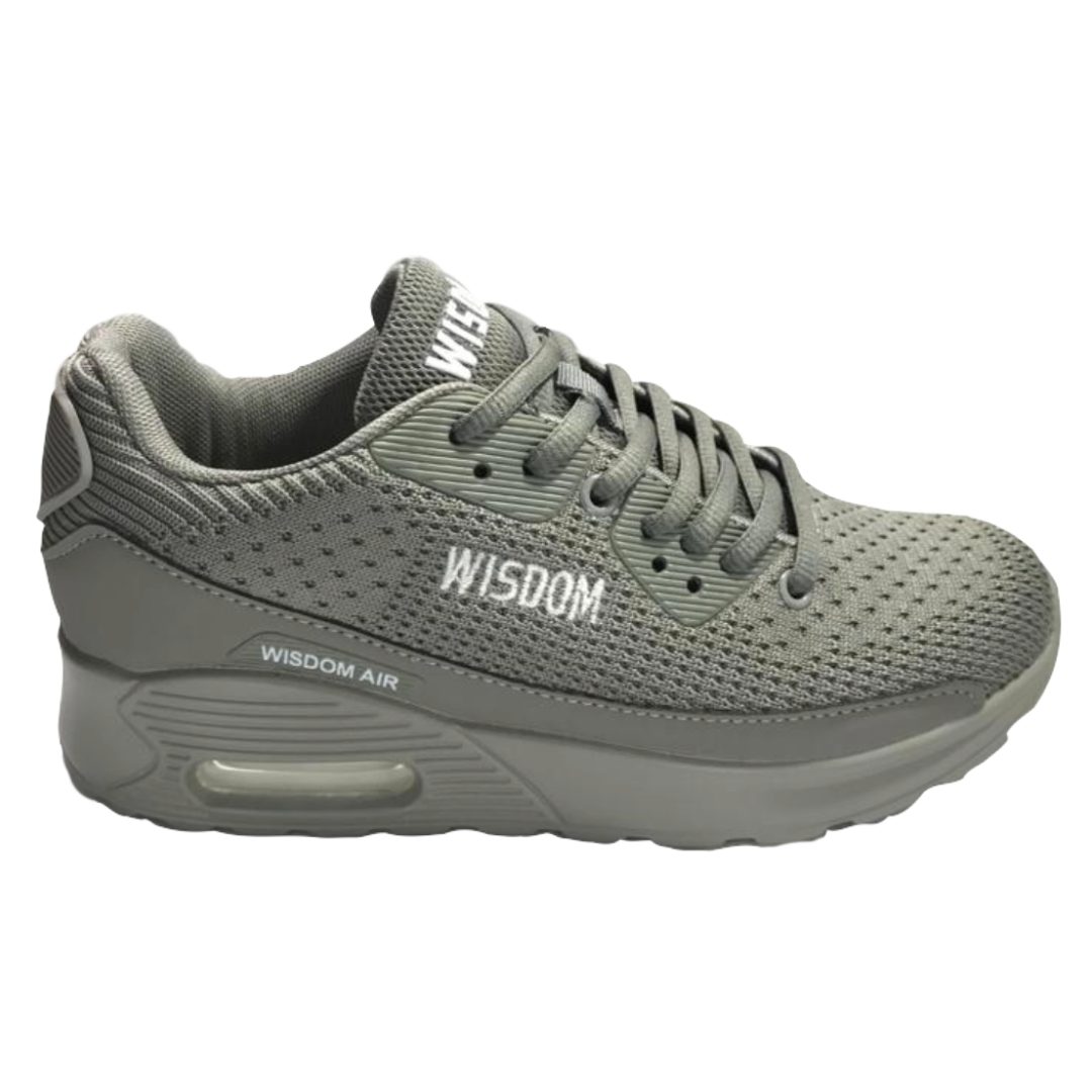 ZAPATILLAS URBANAS WISDOM GRISES MUJER | W035 WISDOM 40 - CalzadosPaola
