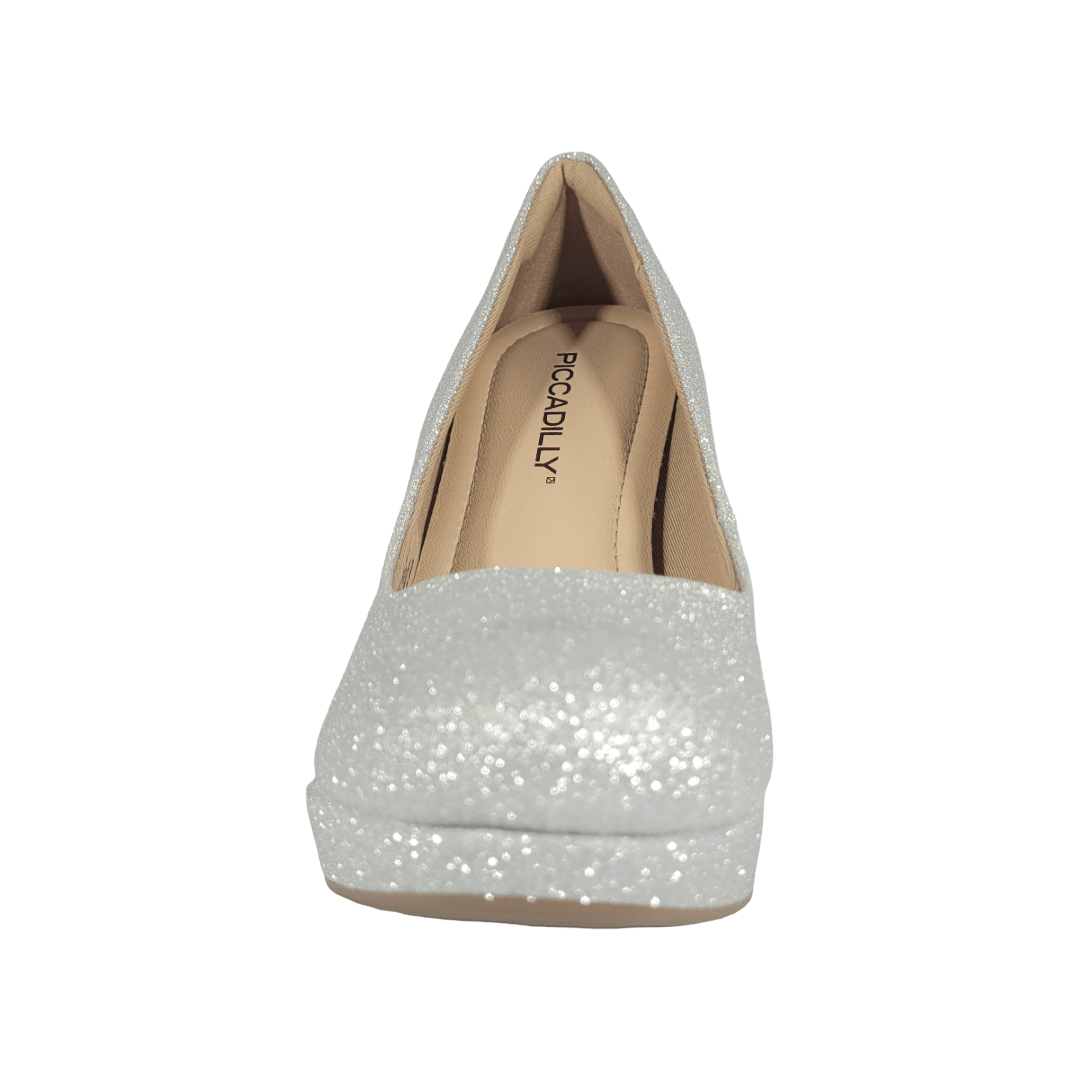 ZAPATOS FORMALES PICCADILLY PLATA MUJER PI - 84400100000081 PICADELLY 35 CL / 22.9 CM - CalzadosPaola