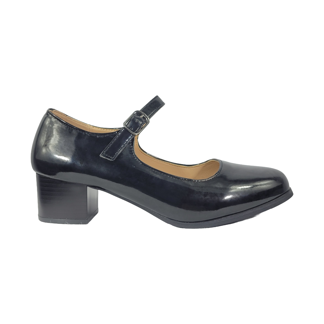 ZAPATOS DE CUECA ALJIM NEGRO CHAROL | RC25420