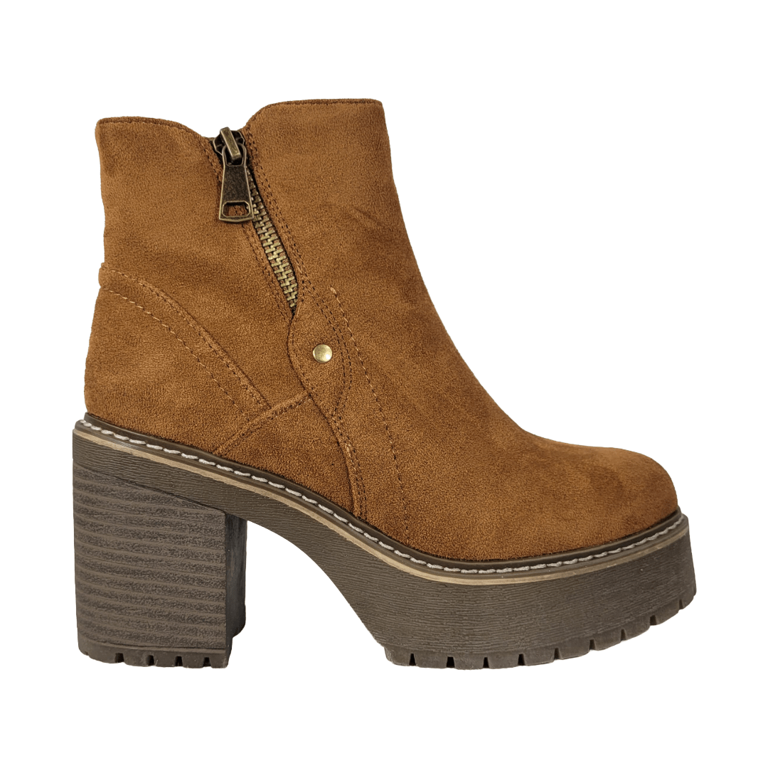 BOTINES STYLO CAMEL MUJER | ST23 - 5 STYLO 35 CL / 22.5 CM - CalzadosPaola