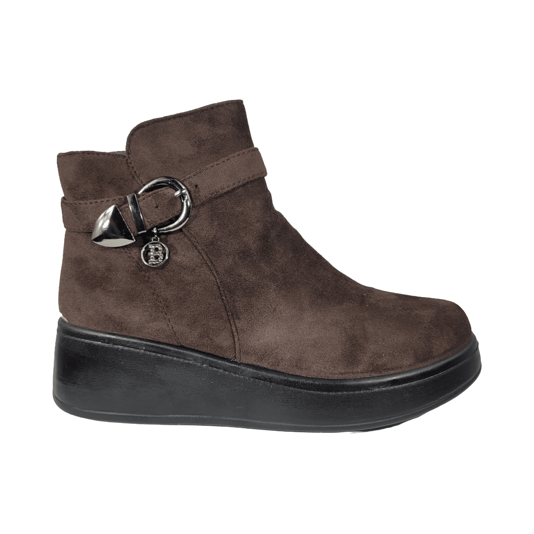 BOTINES HUALUANOTE CAFE MUJER HL - 909 - 3A HUALUNAOTE 36 CL / 23.9 CM - CalzadosPaola
