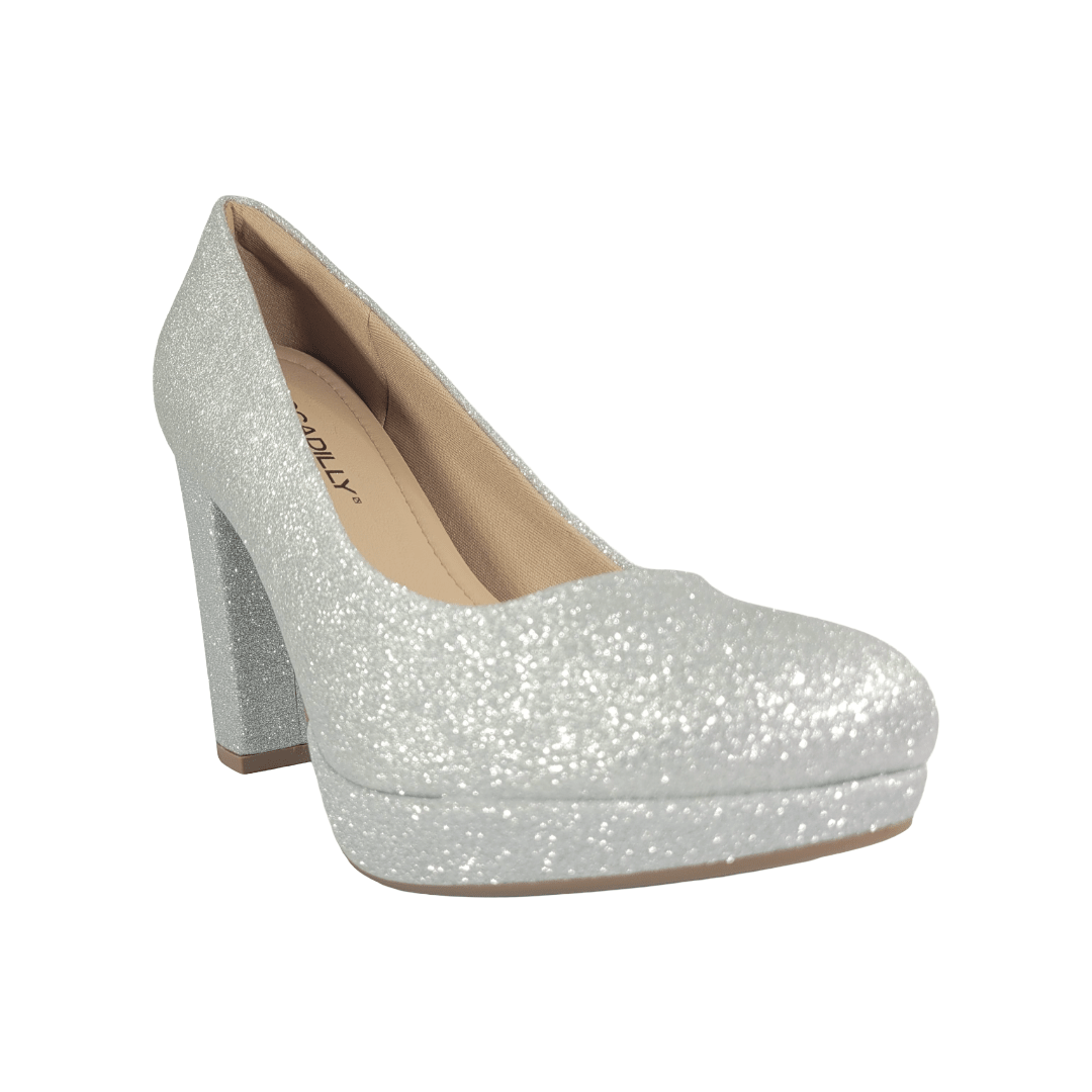 ZAPATOS FORMALES PICCADILLY PLATA MUJER PI - 84400100000081 PICADELLY 35 CL / 22.9 CM - CalzadosPaola