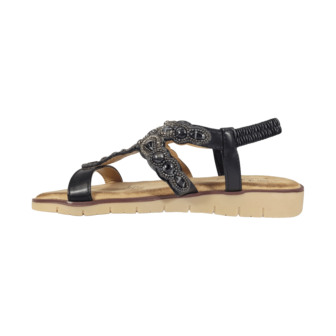 SANDALIAS BONNY FRANCO NEGRO CASUAL MUJER 384 - 0077 BONNY FRANCO 35 CL / 23.3 CM - CalzadosPaola