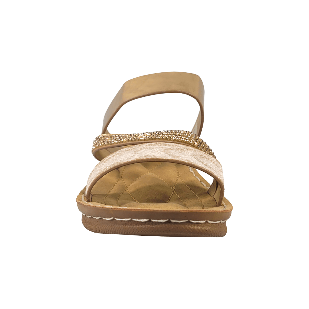 SANDALIAS AGUXI CHAMPAGNE MUJER | 6307 AGUXI 36 - CalzadosPaola