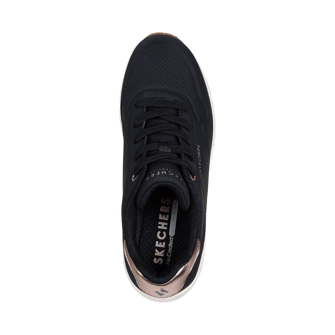 ZAPATILLAS URBANAS SKECHERS UNO WEDGE MUJER | 177520-BLK