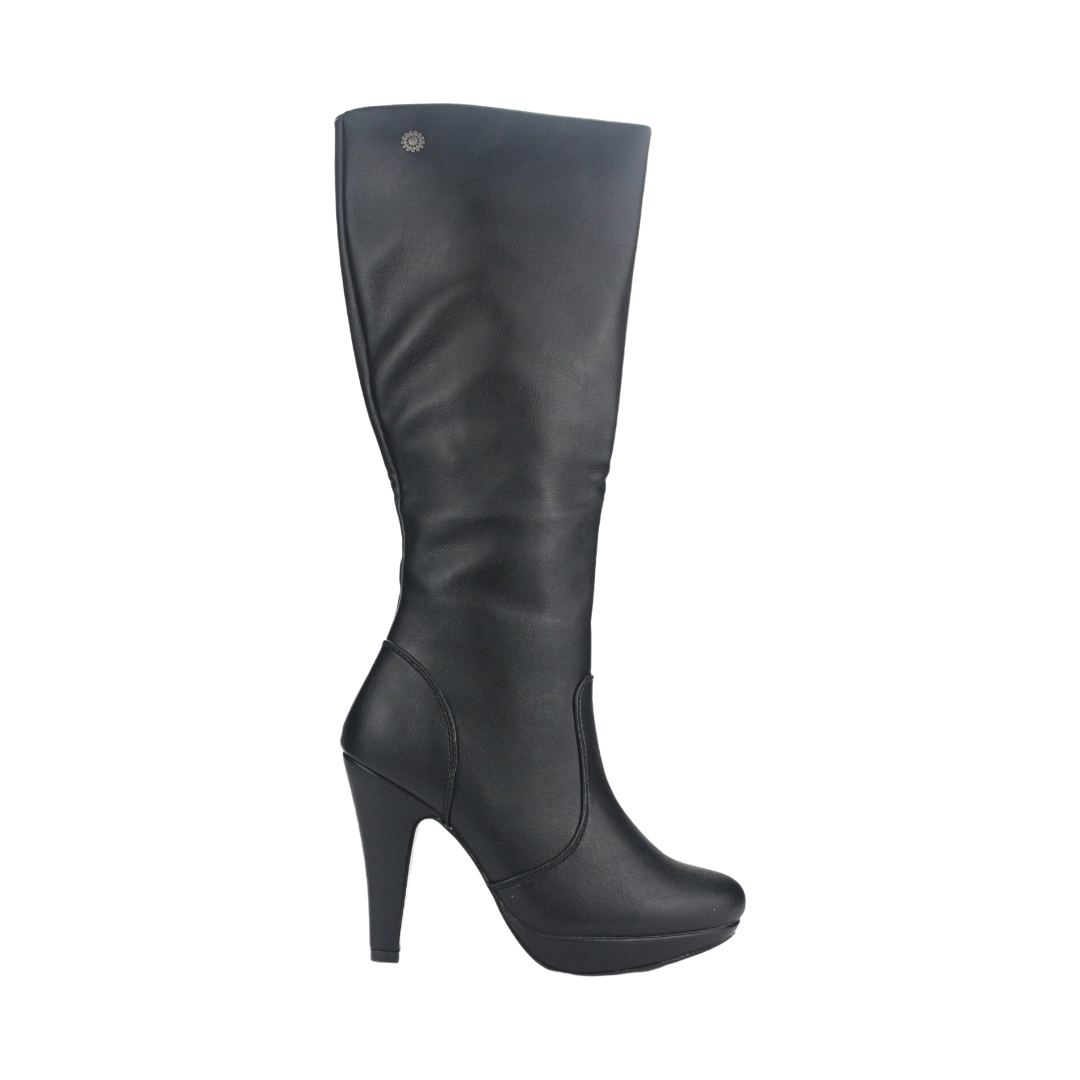 BOTAS CHALADA MUJER 1-PLATAFORM-30  BOTA - BLACK