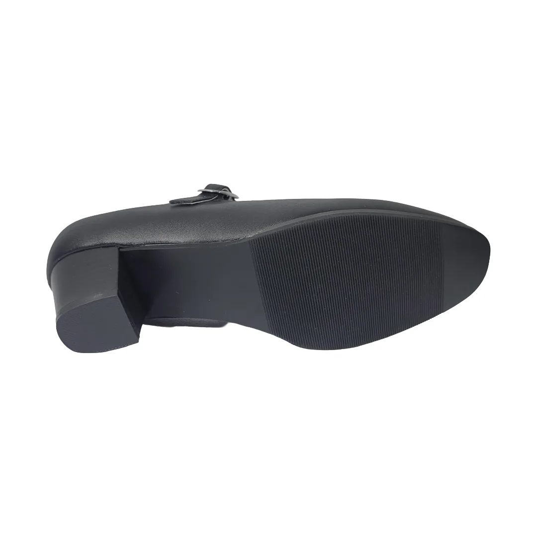 ZAPATOS DE CUECA ALQUIMIA NEGRO MATE TALLAS 22-25 INFANTIL | 3054-02/3