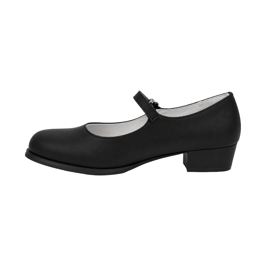 ZAPATOS DE CUECA ALQUIMIA NEGRO MATE TALLAS 22/25 INFANTIL | 3073-02/3