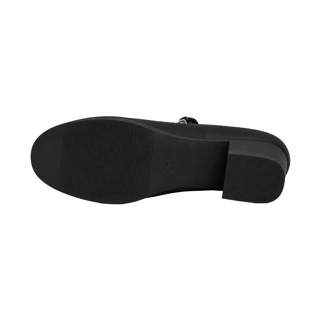 ZAPATOS DE CUECA ALQUIMIA NEGRO MATE TALLAS 22/25 INFANTIL | 3073-02/3
