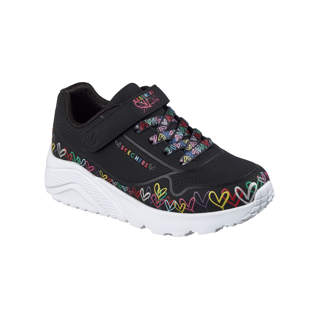 ZAPATILLAS URBANAS SKECHERS UNO LITE INFANTIL | 314091L-BKMT