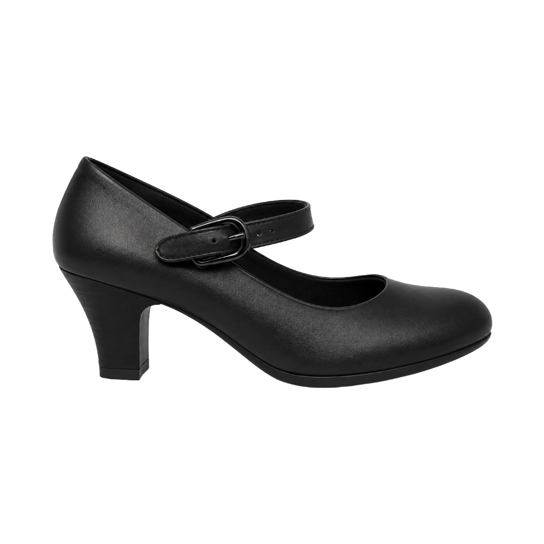 ZAPATOS DE CUECA ALQUIMIA NEGRO CHAROL MUJER | 3334-20