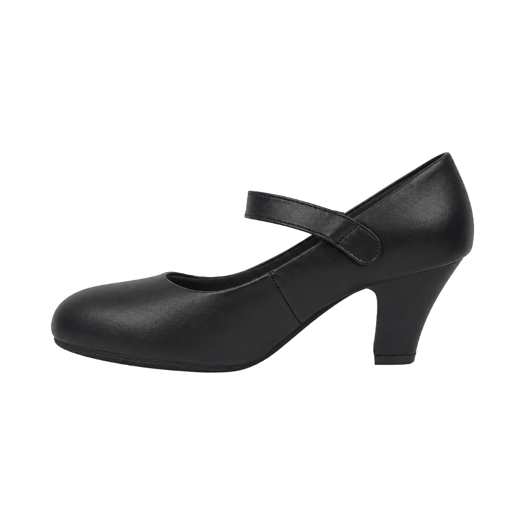 ZAPATOS DE CUECA ALQUIMIA NEGRO CHAROL MUJER | 3334-20
