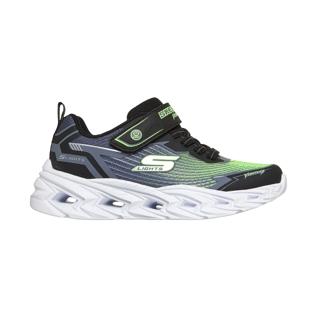ZAPATILLAS URBANAS SKECHERS S-LIGHTS VORTEX 3.0 INFANTIL | 400590L-BKLM