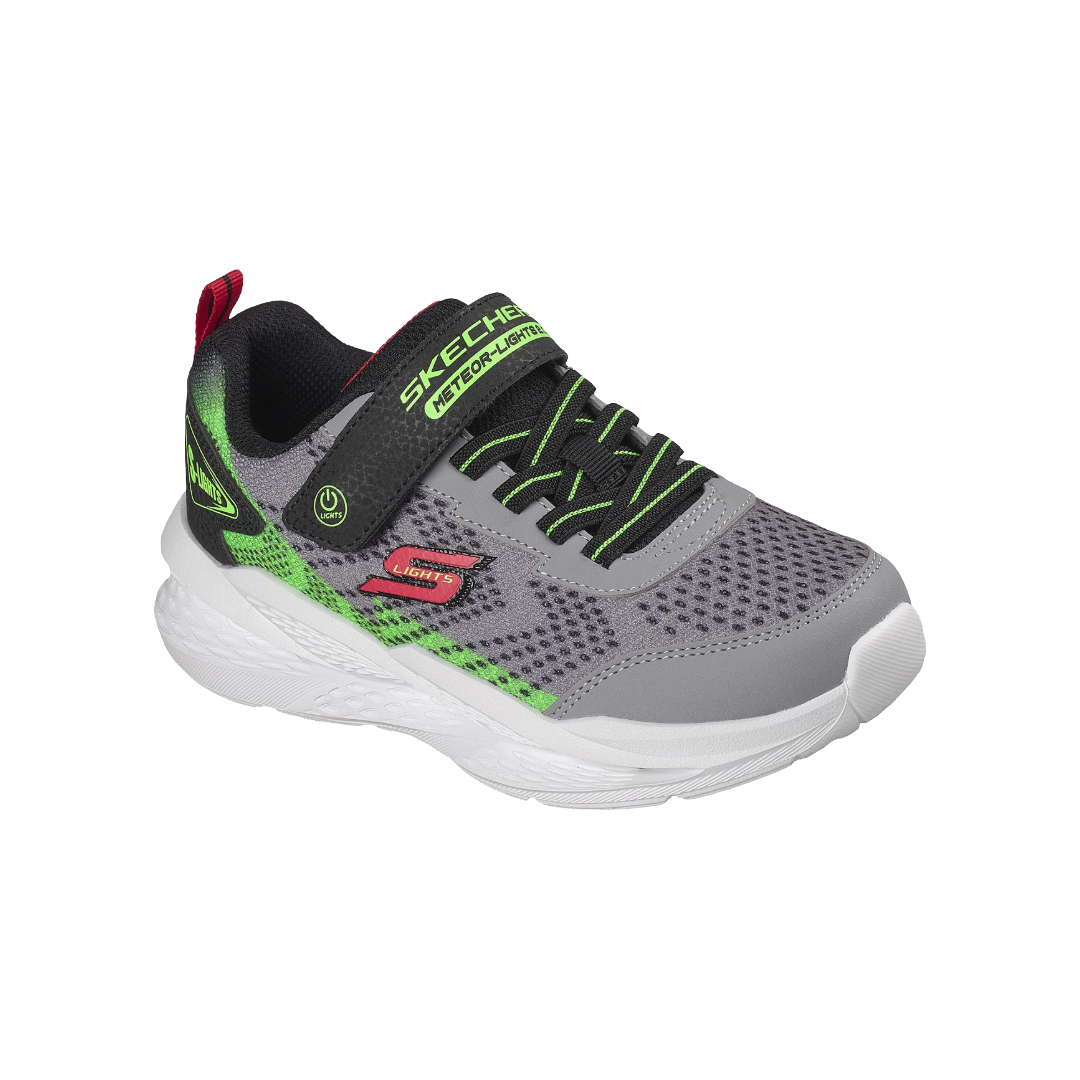 ZAPATILLAS URBANAS SKECHERS METEOR LIGHTS 2.0 INFANTIL | 401490L-GYBK