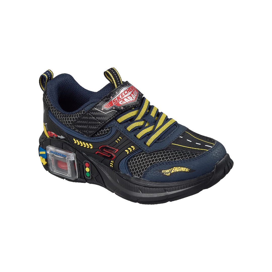 ZAPATILLAS URBANAS SKECHERS GARAGE INFANTIL | 402150L-BKNV