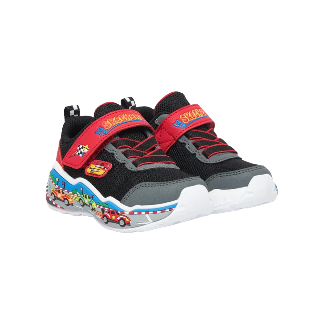 ZAPATILLAS URBANAS SKECHERS PLAY SCENE BEBES 407312N-BKRD