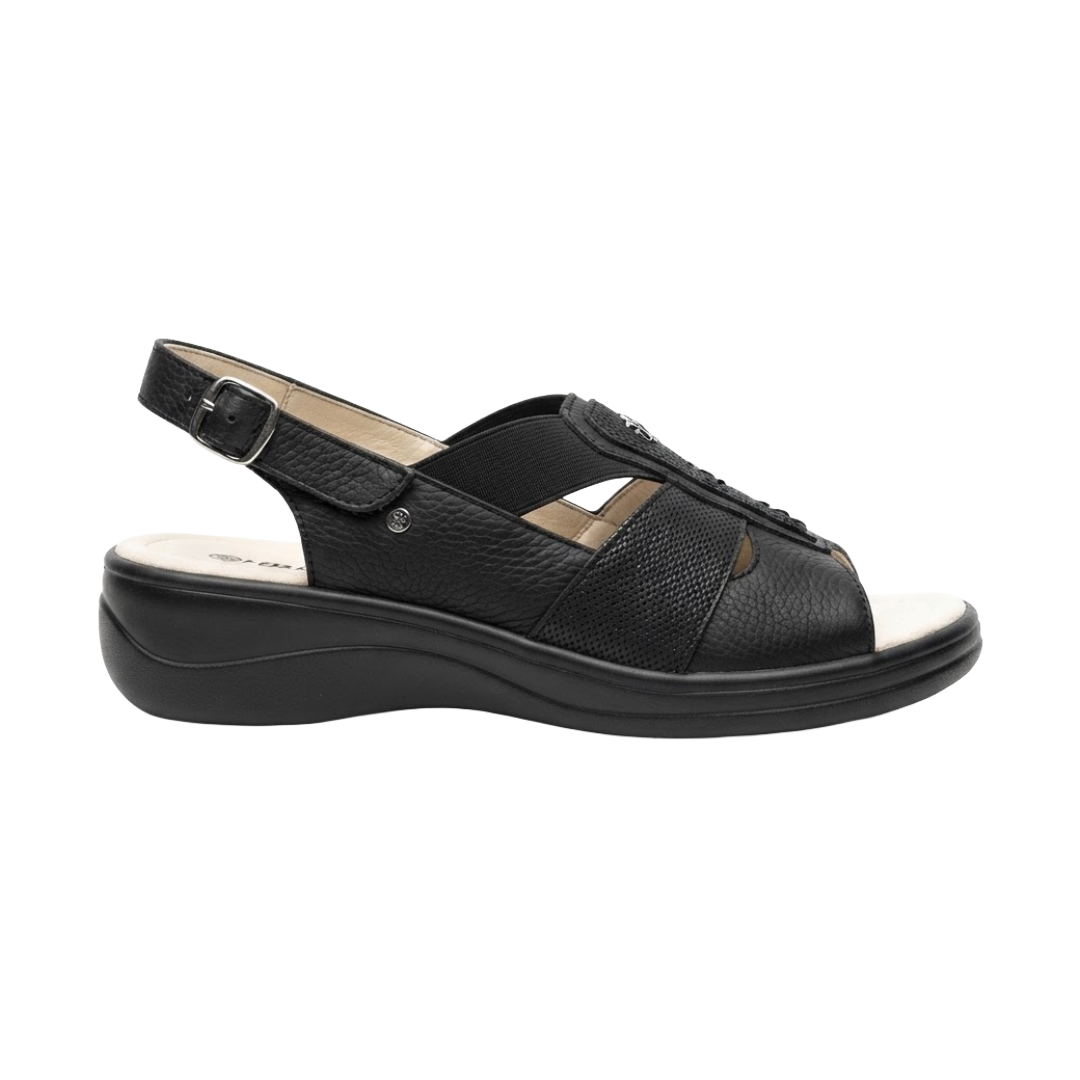 SANDALIAS PASSER NEGRO CASUAL MUJER | 020