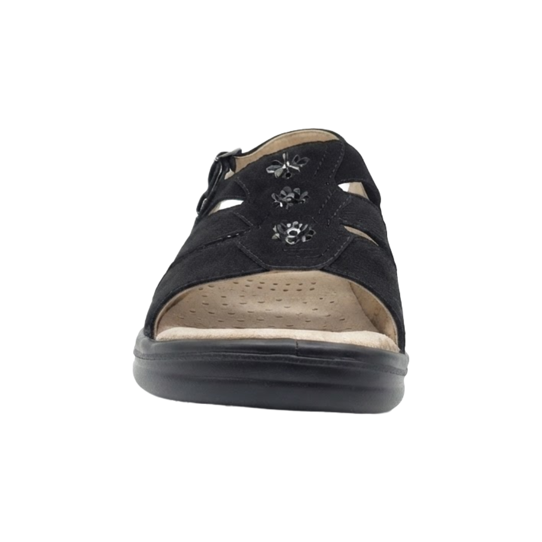 SANDALIAS PASSER NEGRO CASUAL MUJER | 020