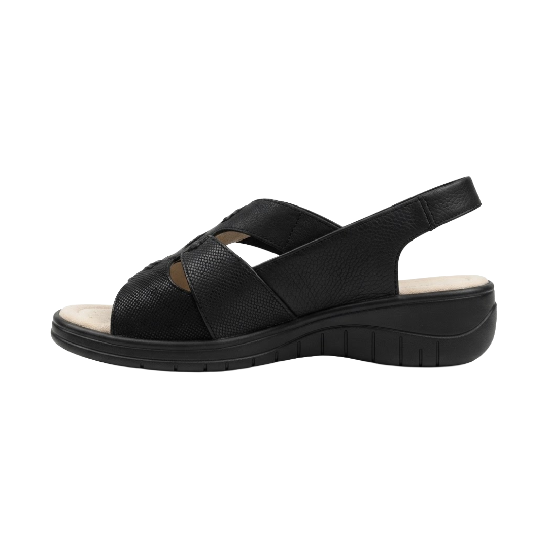 SANDALIAS PASSER NEGRO CASUAL MUJER | 020