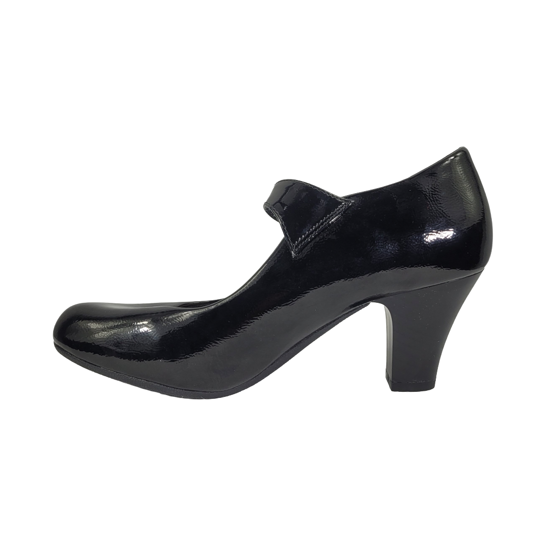ZAPATOS DE CUECA BONNY FRANCO NEGRO MUJER | 384-0141