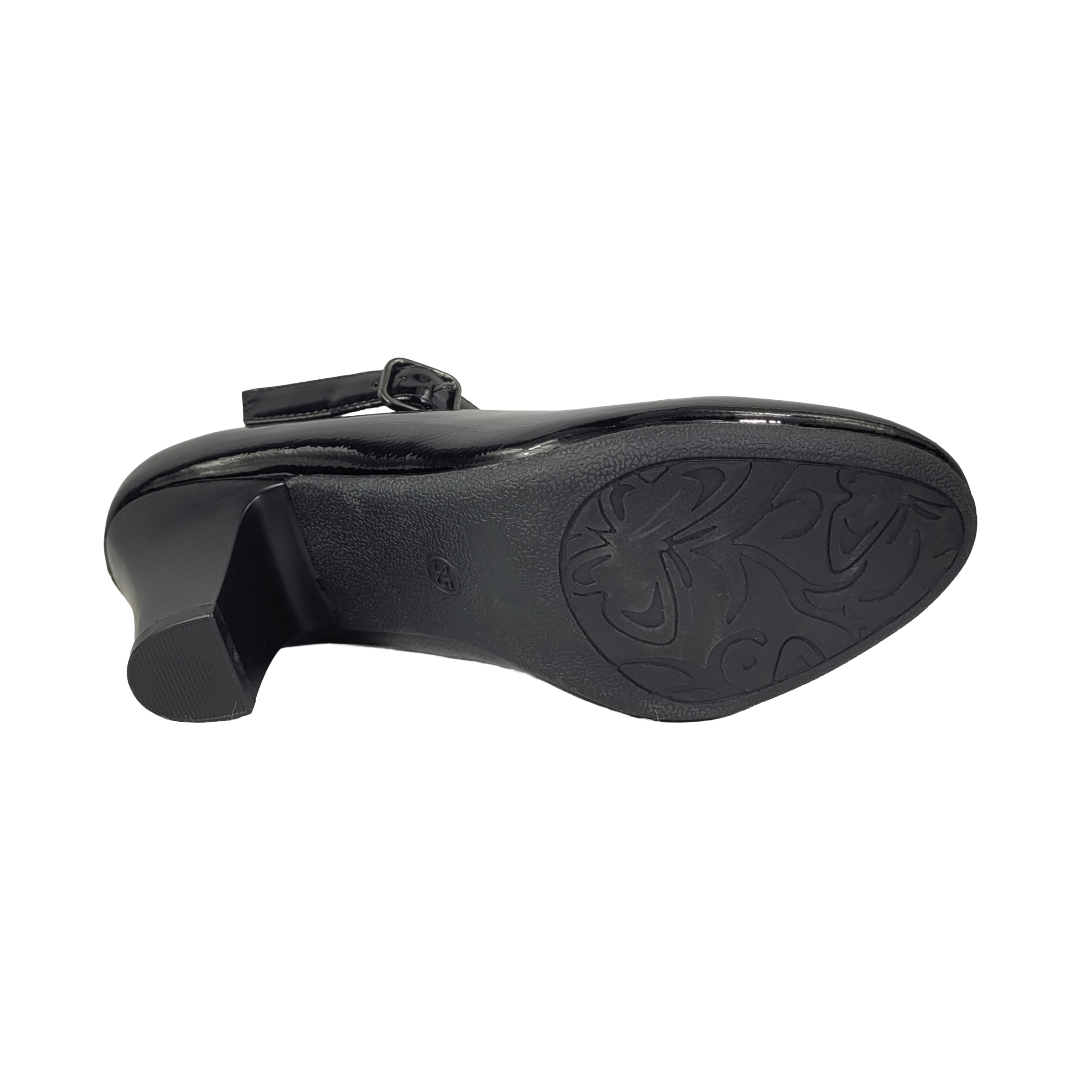 ZAPATOS DE CUECA BONNY FRANCO NEGRO MUJER | 384-0141
