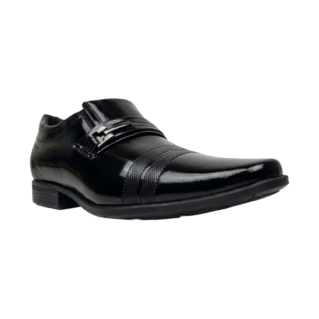 ZAPATOS FORMALES PEGADA CHAROL HOMBRE | 126511-03