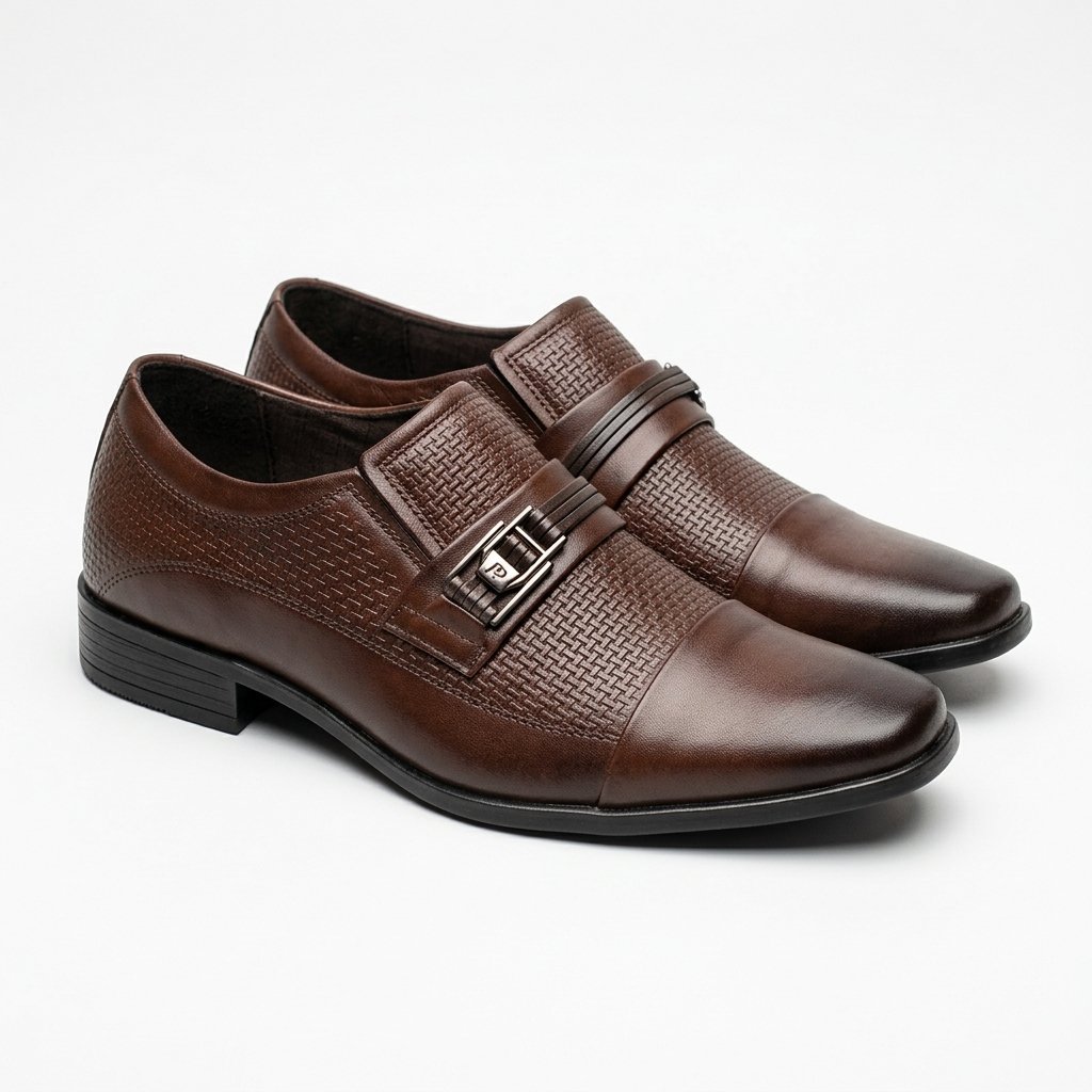 ZAPATOS FORMALES PEGADA CAFE 121842-02