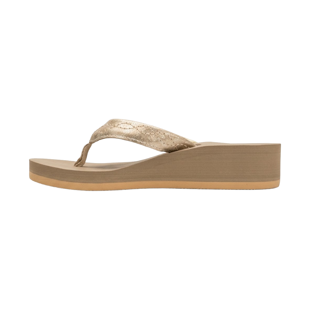 SANDALIAS CASUALES PANAMA JACK MUJER ORO | PJM0380