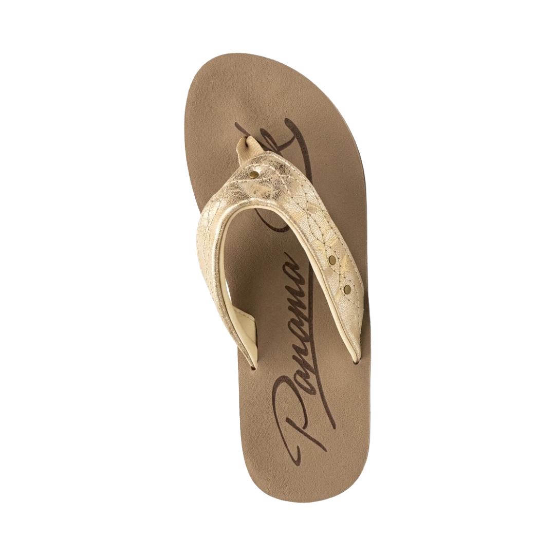 SANDALIAS CASUALES PANAMA JACK MUJER ORO | PJM0380